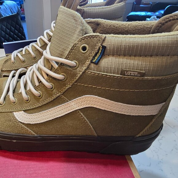 Vans SK8-HI MTE Waterproof Olive Men's 13 Hiking Sneaker Boot VN000CVTCX6 NEW - Picture 2 of 12